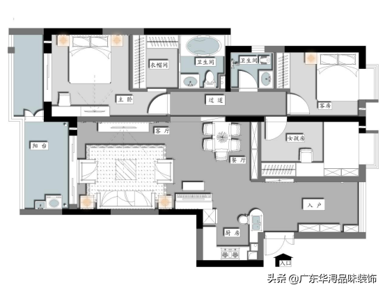 130平歐式設計風,鮮亮色調搭配,凸顯歐式浪漫主義氣息 130平歐式設計風,鮮亮色調搭配,凸顯歐式浪漫主義氣息