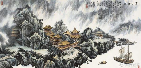 張孝友:創造兼工帶寫的當代山水界畫,結構宏大又細緻入微 張孝友:創造兼工帶寫的當代山水界畫,結構宏大又細緻入微