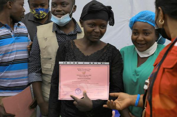 治癒的埃博拉患者 治癒的埃博拉患者