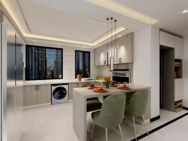 不顧家人反對，老公花10萬拿客廳一半面積做廚房，完工後被狂贊