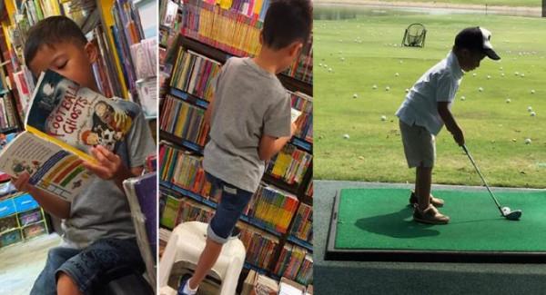 李克勤全家照，低調了26年老婆原來這麼漂亮，2個兒子乖巧帥氣