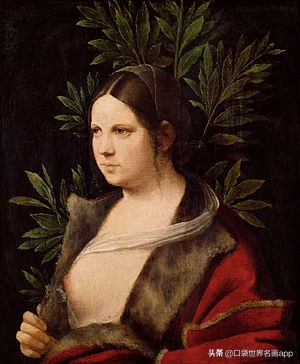 世界名畫欣賞：提香《花之女神（Flora）》