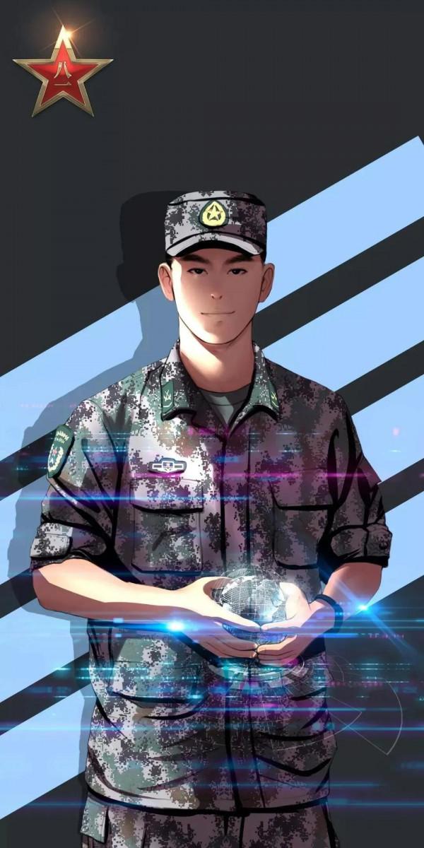 硬核軍人手機桌布：青春有很多樣子，很慶幸青春裡有穿軍裝的樣子