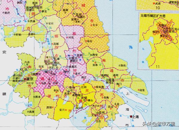 江蘇省的區劃調整，13個地級市之一，鎮江市為何有6個區縣？