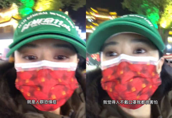 蔣欣素顏和員工逛小吃街！大口吃臭豆腐接地氣，手拎一袋平價零食