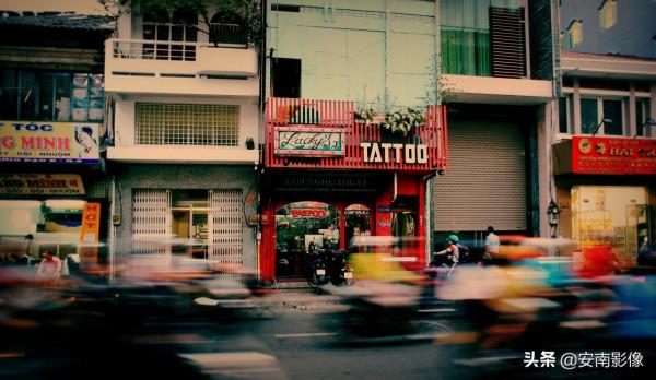 越南/西貢/日落前的華人街市