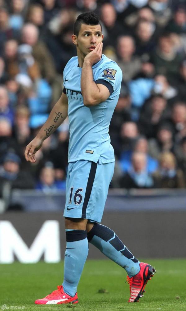 阿根廷球星阿圭羅因心臟不適，無法堅持比賽，日前不得已宣佈退役