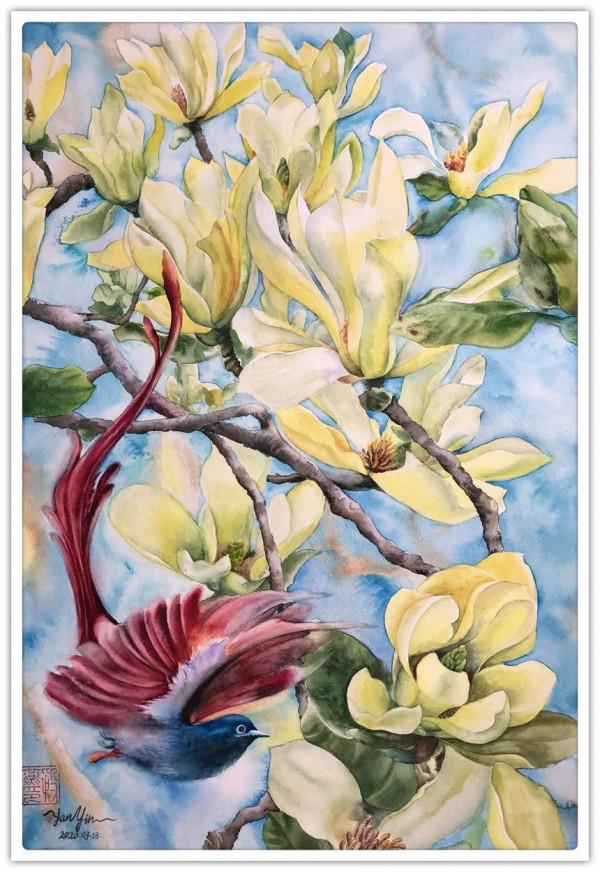 「盈月攬芳華·美好共此時」殷燕：中秋書畫特輯