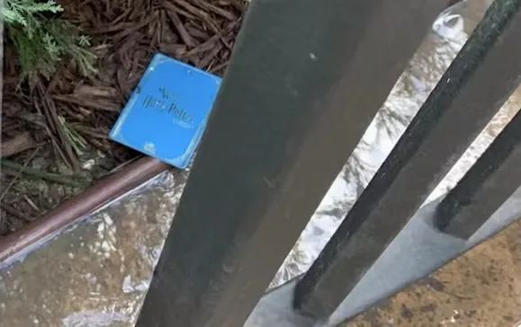 開園僅3小時,哈利·波特城堡旁遍地垃圾 開園僅3小時,哈利·波特城堡旁遍地垃圾