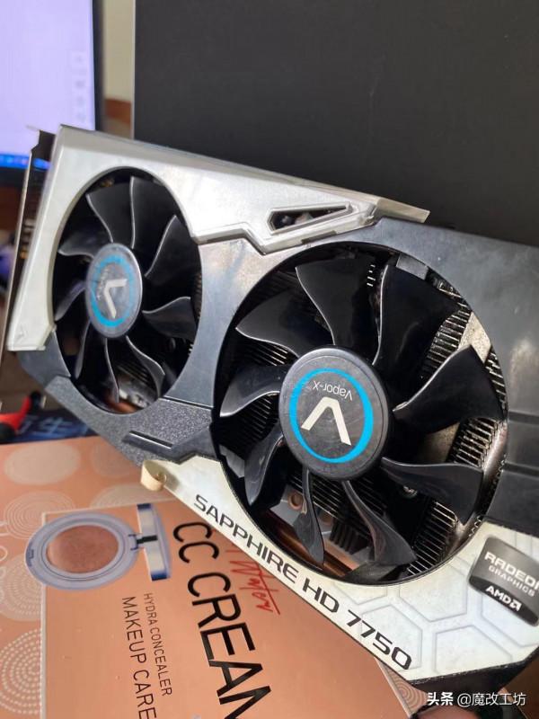 158元藍寶石7750 1G黑鑽版顯示卡，魯大師怒跑5萬分對抗750TI2G