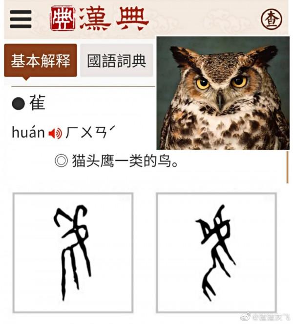 說文解字:甲骨文裡的貓頭鷹 說文解字:甲骨文裡的貓頭鷹