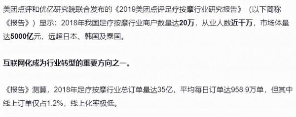 “足療”“養生按摩”內卷中蘊含的商機
