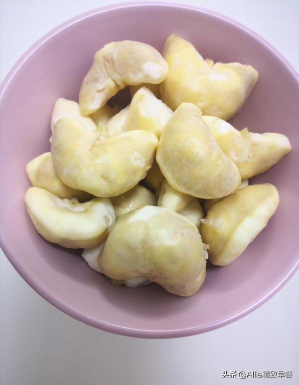 無糖無油的喜餅，適合減脂期做主食，搭配菱角雞，早餐不重樣，贊