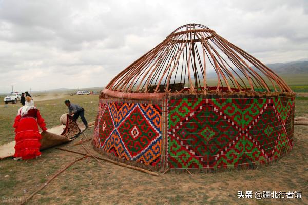 新疆哈薩克族的氈房
