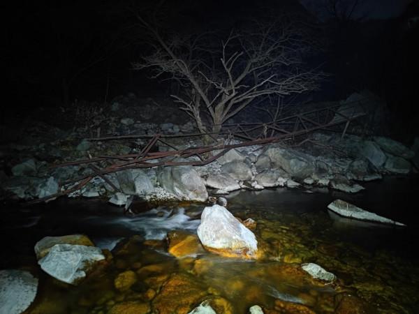 成驢之路：一日大寺，雪厚路長，路線：光頭山-大寺-高冠峪