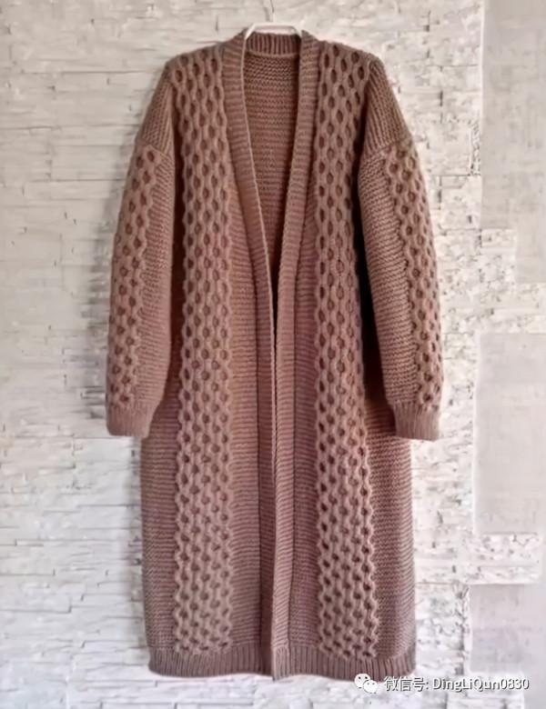 「針織作品」60款時尚流行的中長款開衫（尋找靈感）