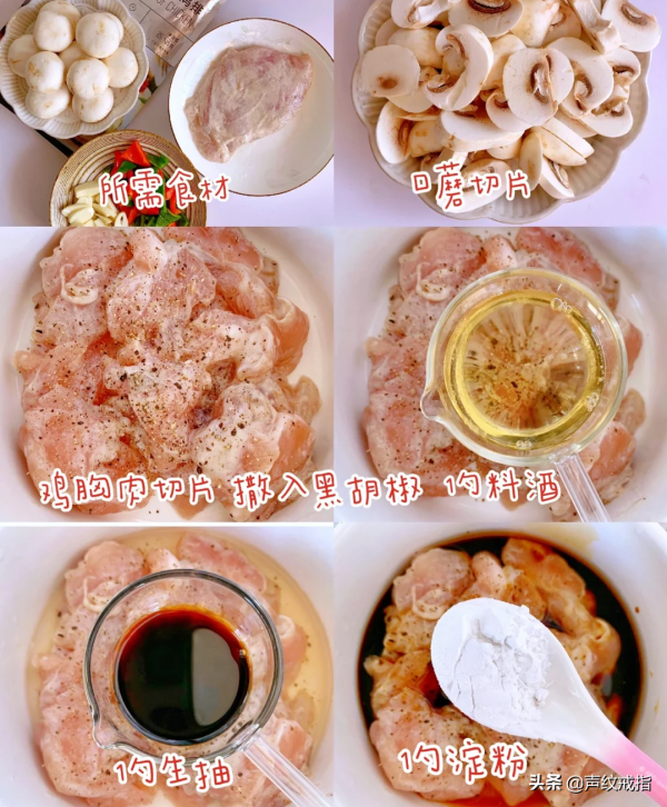 一頓飯：豆角燜面+口蘑彩椒雞胸肉