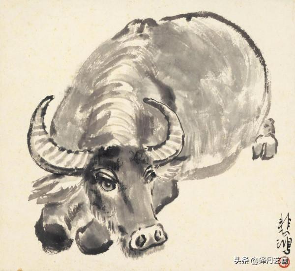 著名藝術家徐悲鴻唯一的一套十二生肖冊頁作品欣賞