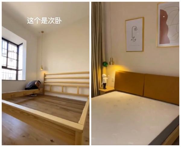 小夥72天改造毛坯房，刷膩子鑿牆一人徒手完成，網友：佩服