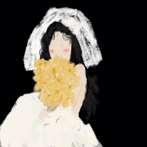 插畫風漫畫風情侶頭像 | 遇見即是上上籤