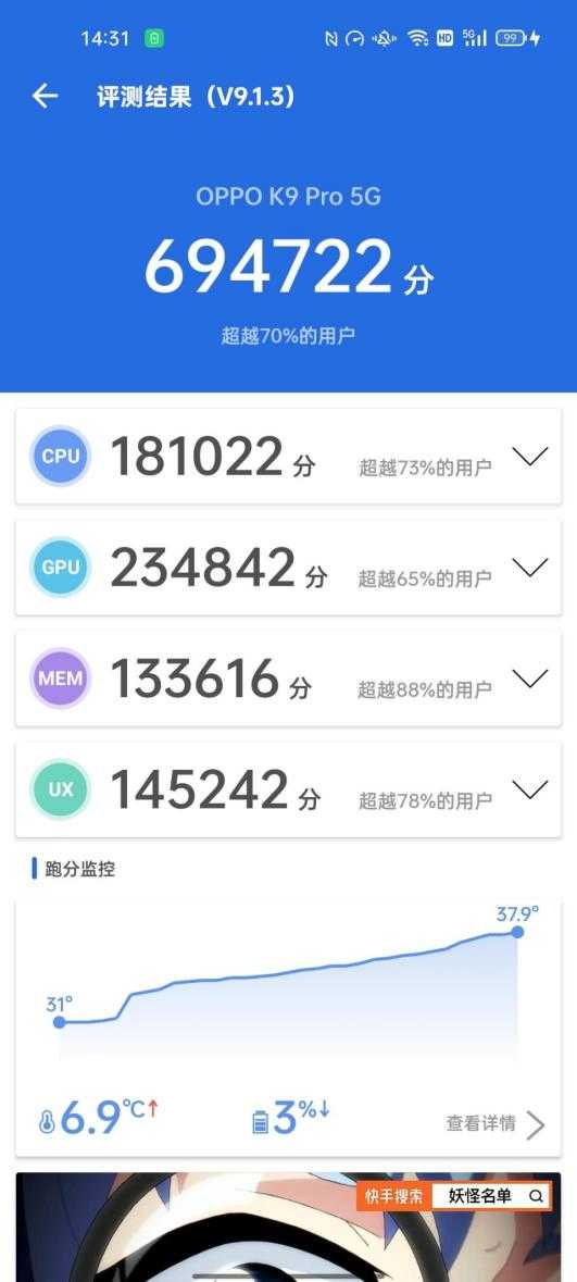 OPPO K9 Pro評測:以天璣1200晶片+60W超級閃充打動挑剔玩家的心 OPPO K9 Pro評測:以天璣1200晶片+60W超級閃充打動挑剔玩家的心