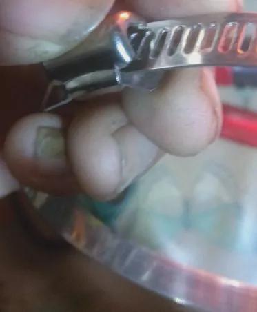 不鏽鋼喉箍的內部構造（三部分組成，二）