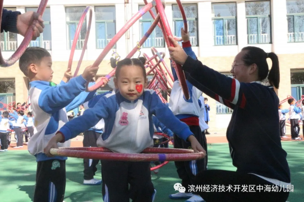中海幼兒園開展早操展示活動