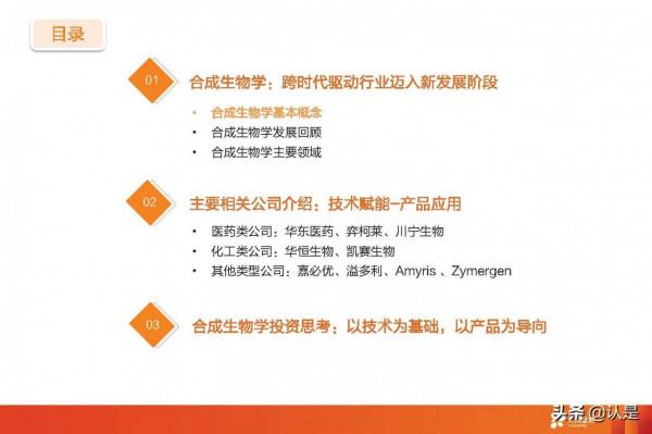 合成生物學產業研究：未來已來，開啟“造物”時代