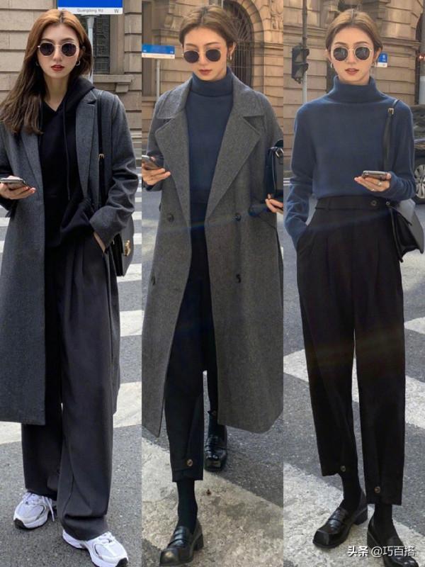 秋冬天穿衣不要慌，碼住這27套日常穿搭，每天都能變著法的美