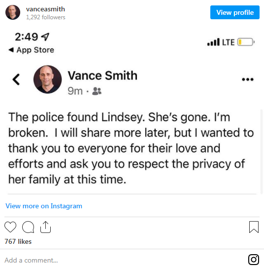 美國知名女演員失聯5天，屍體在山區發現，丈夫悲痛發文