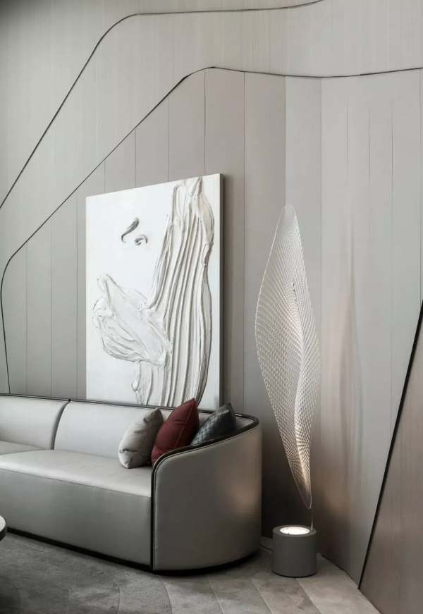 1900㎡售樓處全用灰色大理石，簡直不要太高階