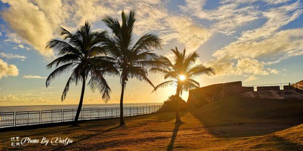 波多黎各之旅（三）第一縷陽光總偏愛聖胡安 加勒比海觀日出