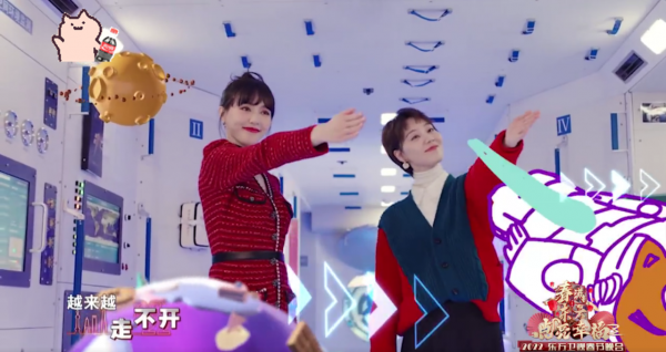 6臺春晚群芳爭豔：唐嫣劉海翻車，張雨綺鑽飾搶鏡，AB像大頭娃娃