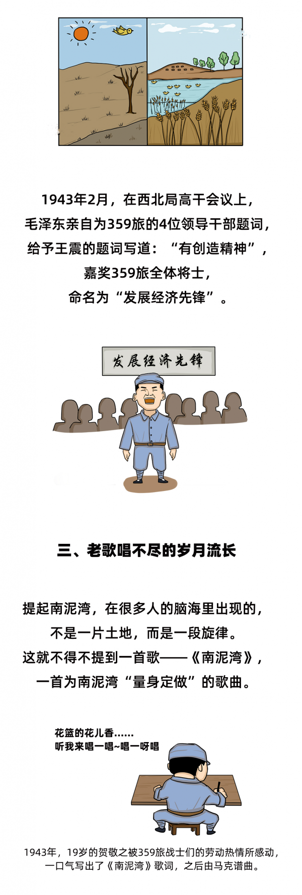 漫繪黨史|“陝北的好江南”:南泥灣 漫繪黨史|“陝北的好江南”:南泥灣