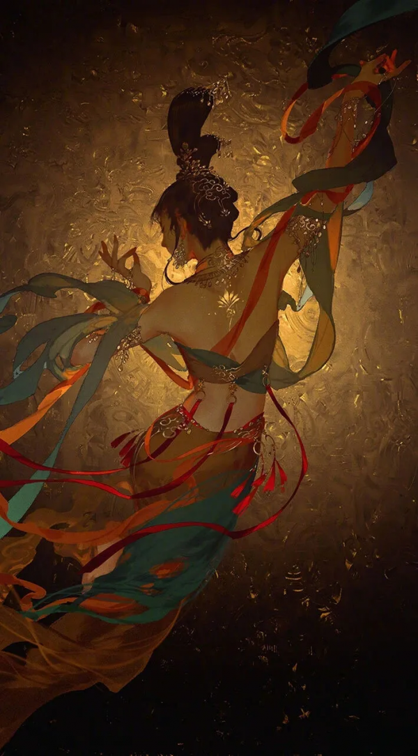 古風動漫頭像，把思念揉碎灑向夜空，便有了滿天繁星