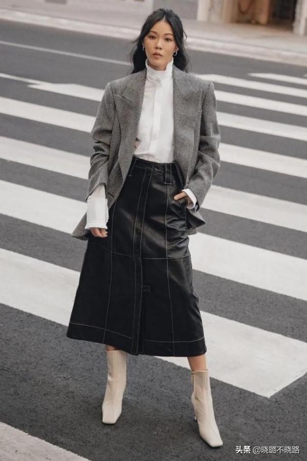 放棄你的小黑靴吧！今年這“3雙”正流行，顯高時髦，搭風衣真美