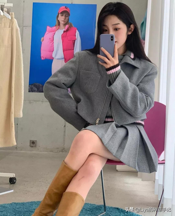 裙子 + 靴子 = 好看 + 高階！美到想報警