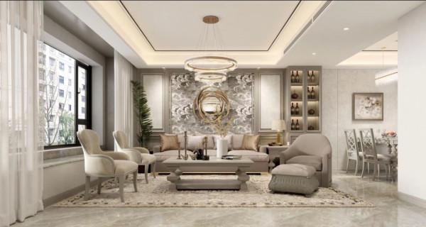 精裝修天花板：萬科翡翠書院美式裝修進行時