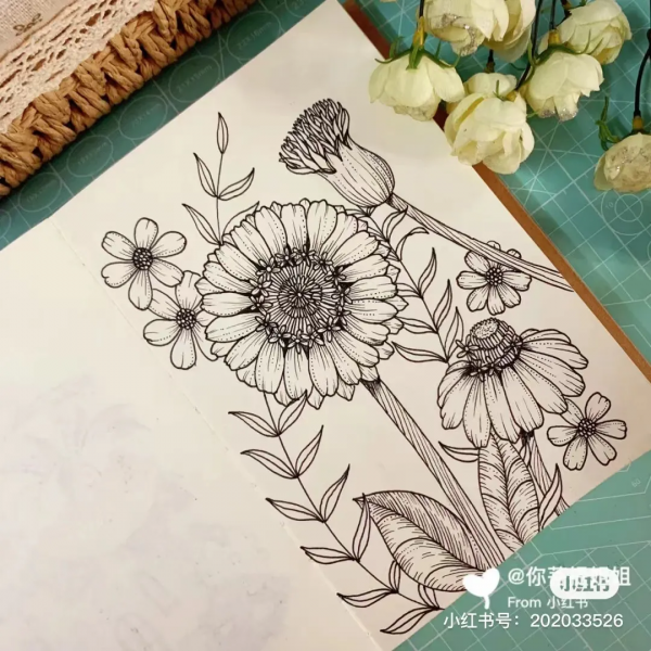 頂級創意線描,張張精緻走心,不收藏太可惜了 頂級創意線描,張張精緻走心,不收藏太可惜了