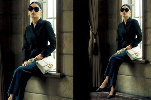 某日雜10月時尚穿搭排名，簡約針織衫與全黑搭配，深受大家喜歡