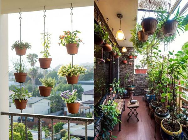 陽臺封不封，我說了算！不封了，護欄上打造包圍式花園，顏值很高