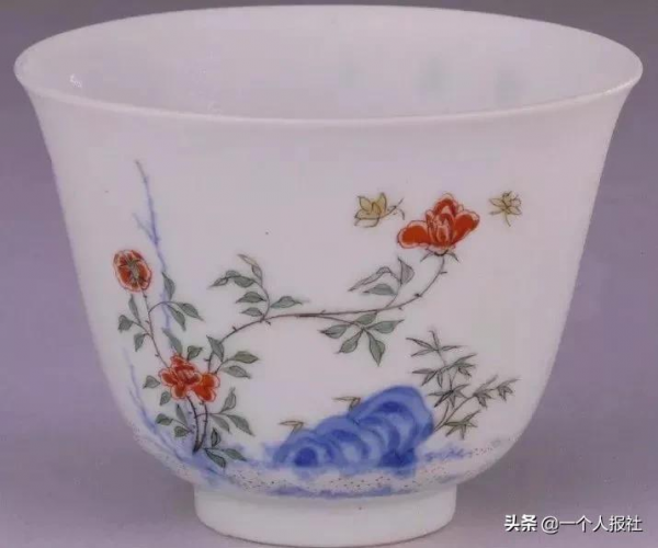 清康熙“十二花神杯” 清康熙“十二花神杯”