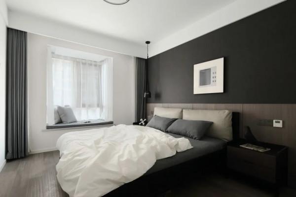 黃石裝修 &vert; 四居室現代簡約風，黑白灰營造出時尚高階的質感