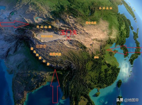 為什麼春風不度玉門關？看地圖一目瞭然