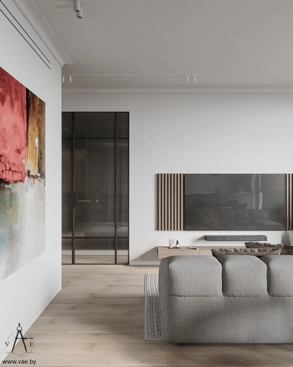 灰白色+原木，不失氣質的靜雅