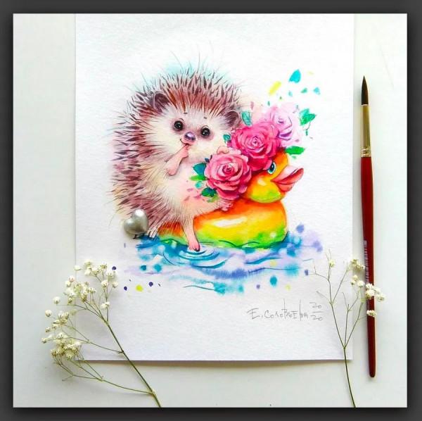 藝術|清新的色彩與可愛的形象,這組水彩畫太美了 藝術|清新的色彩與可愛的形象,這組水彩畫太美了