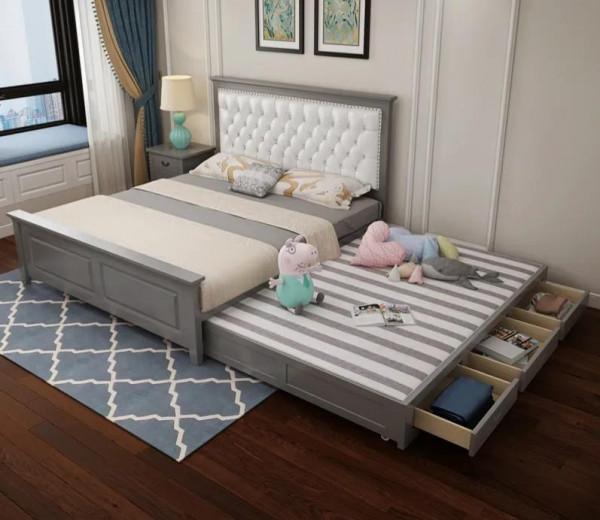 雙人床落伍了，新式“拖拉床”一出，整潔美觀省空間，太機智了