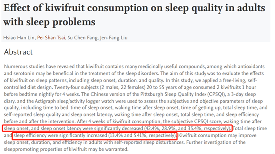 增加蔬果可以改善失眠，這兩種水果臨床研究證明有效