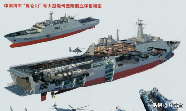 罕見071登陸艦630近防開火？後期或升級HQ10，防禦部分漏網之魚