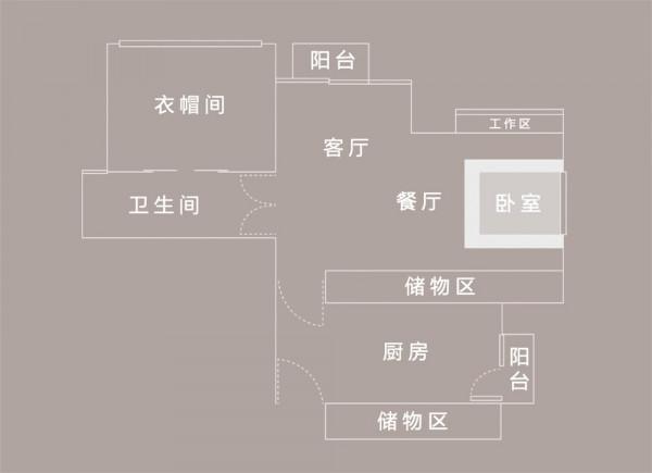80後的他決定獨居，將59㎡小家兩室改一室，“豪裝”成頂配一人居